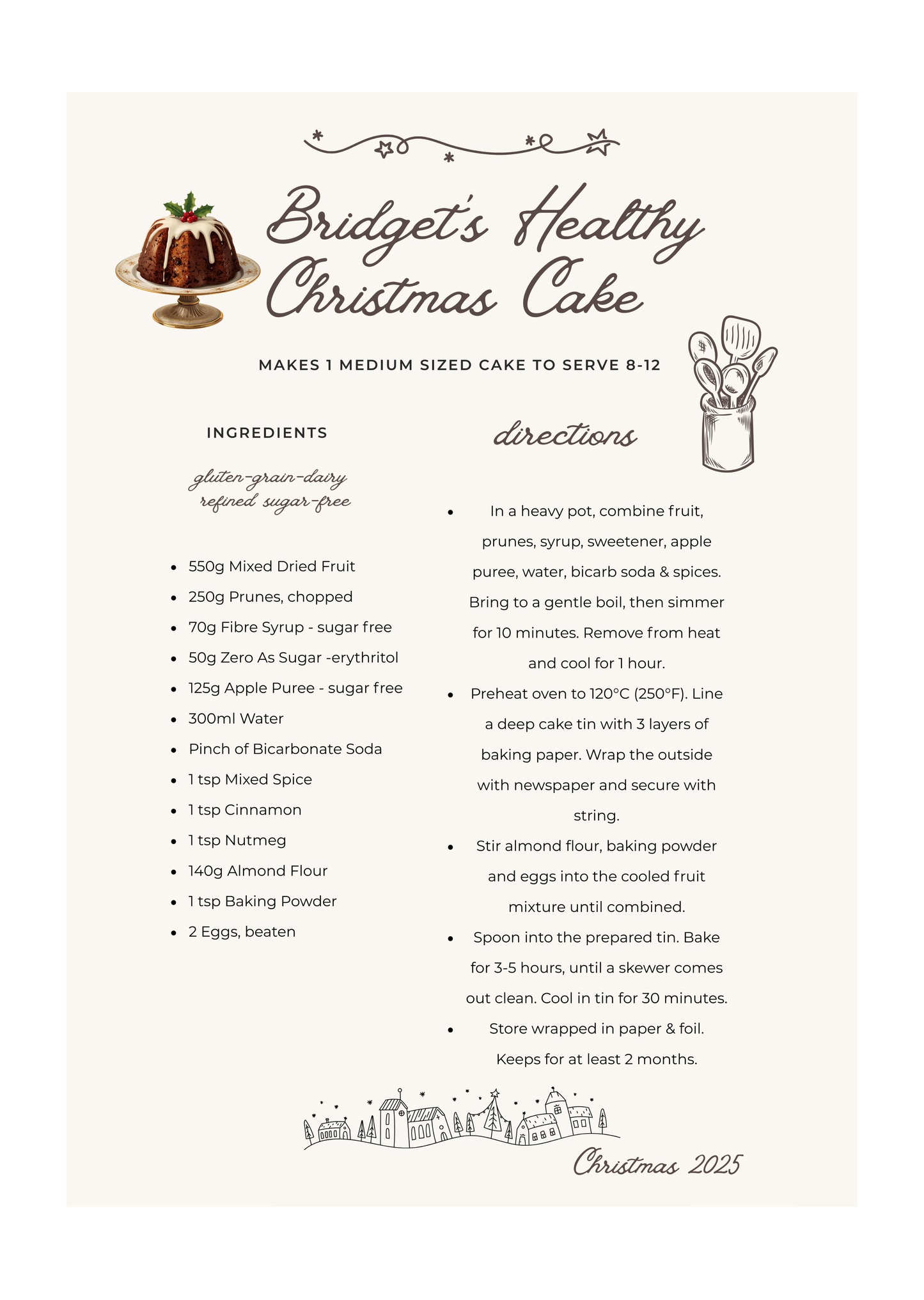 2025 Christmas Tea Towel – Limited Edition