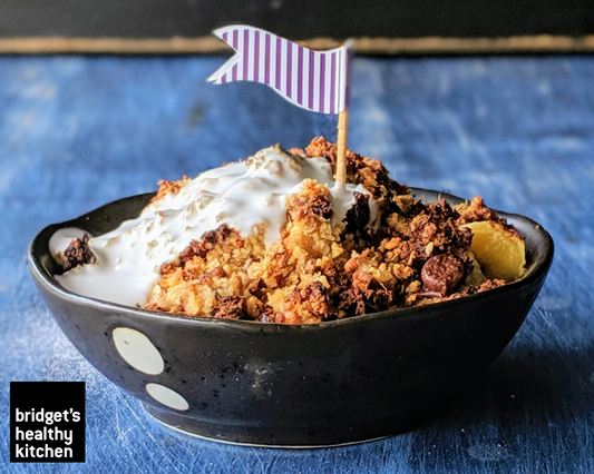 5-minute Banana Crumble