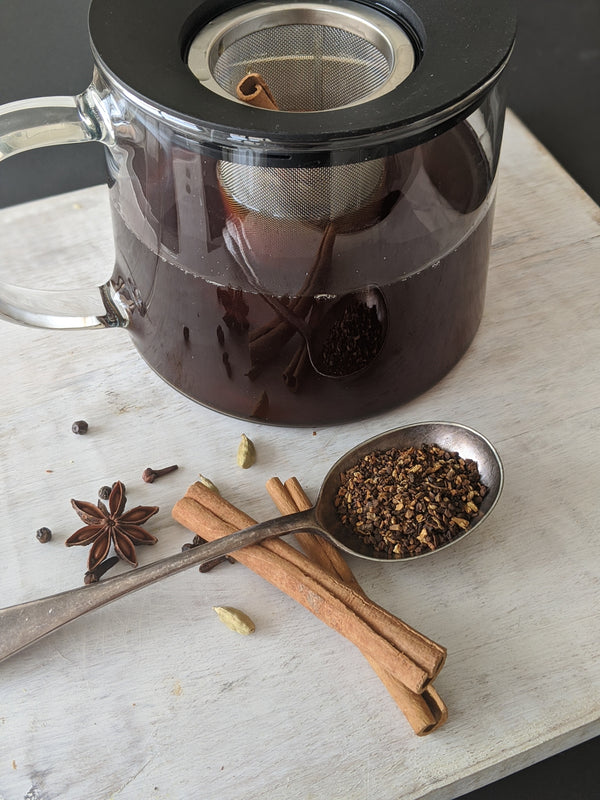 Homemade Dandy Chai Tea | Natural Remedy for Bloating and Fluid Retention