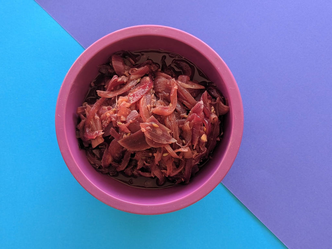 Sugar-Free Red Onion + Fennel Jam