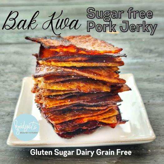 Sugar-Free Pork Jerky | Chinese Bak Kwa