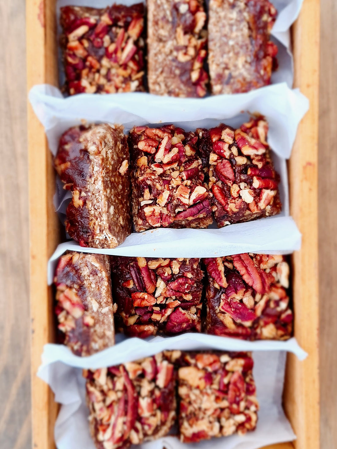 No-Bake Pecan Caramel Slice