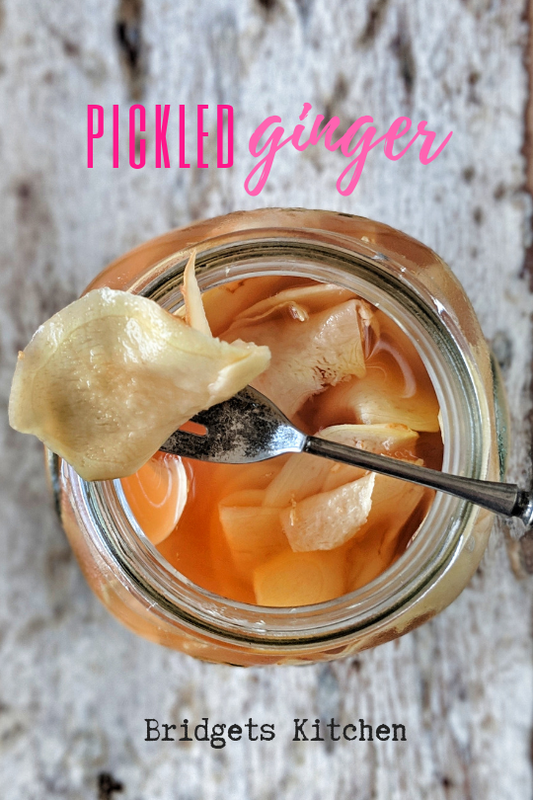 Sugar-Free Pickled Ginger