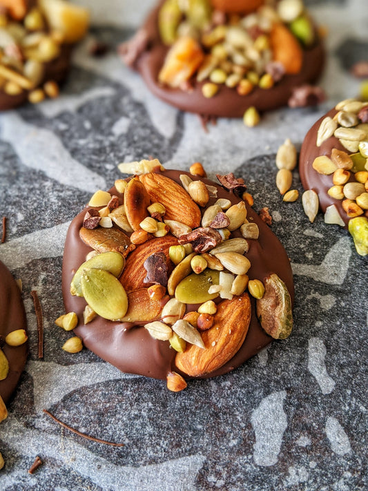 Vegan Chocolate Nut Clusters