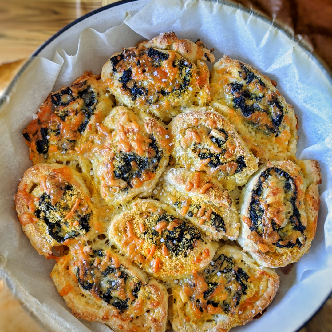 Bridget's Gluten-free Vegemite Scrolls