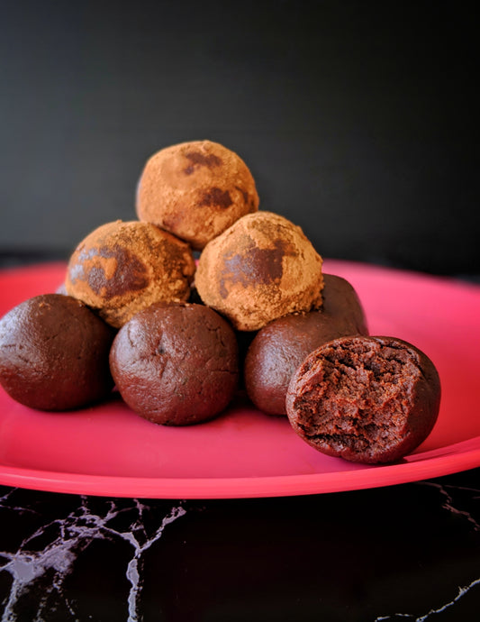 Healthy Fudge Brownie Balls