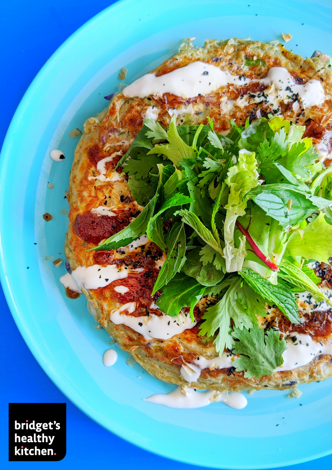 Okonomiyaki | Japanese-style Cabbage Omelette