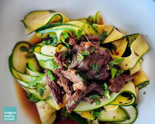 Quick beef and Zucchini Stir-fry