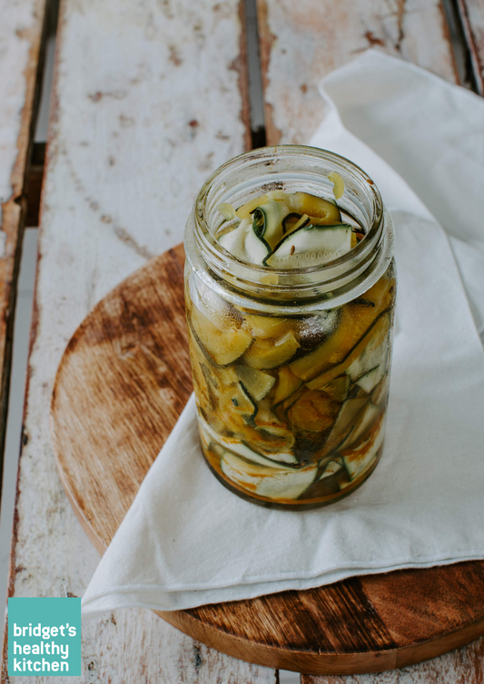 Quick Zucchini Pickles