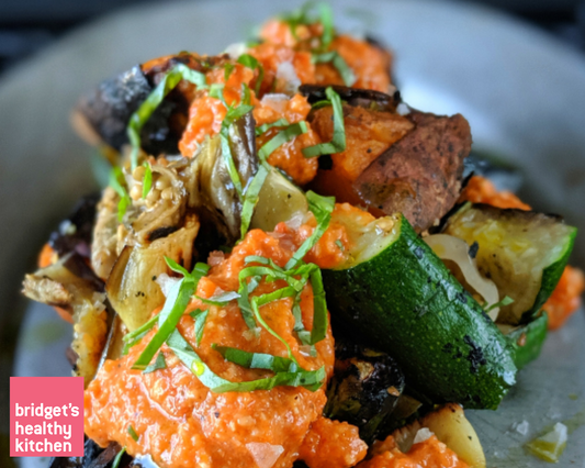 Roast Vegetables with Catalan Romesco Sauce