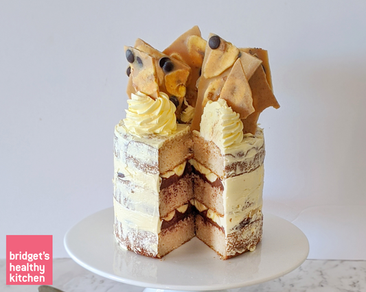Sugar-free Manilla Birthday Celebration Cake