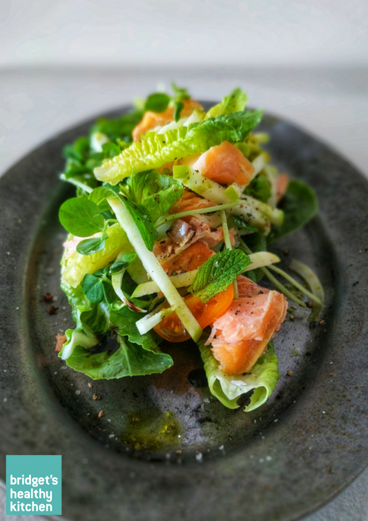 Tender Fish, Fennel and Apple Salad