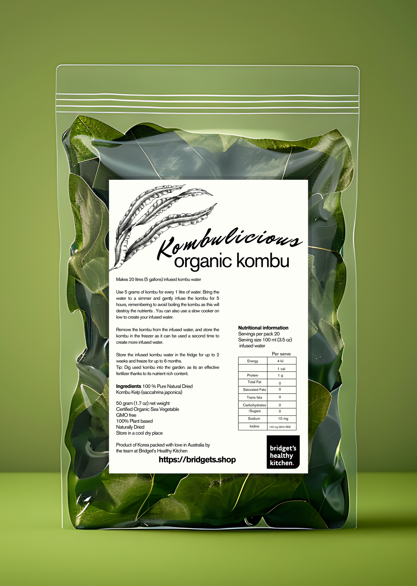 Kombulicious - Organic Kombu (50g)