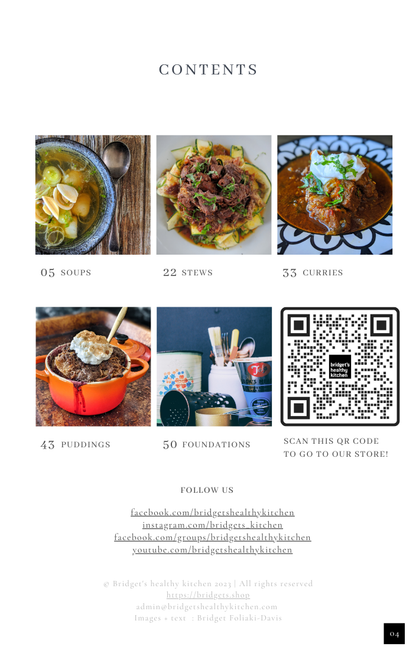 Bridget's Winter Warmers [Digital Cookbook]