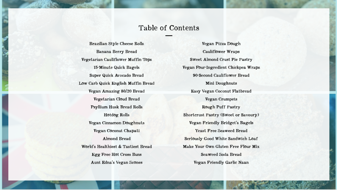 Bridget's Healthy Breads and Pastries - 32 Gluten Free Recipes [eBook] - Bridgets Healthy Kitchen